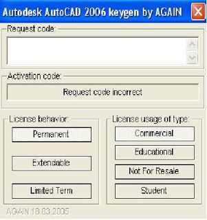 Autocad 2006 Activation Code Keygen Free Download